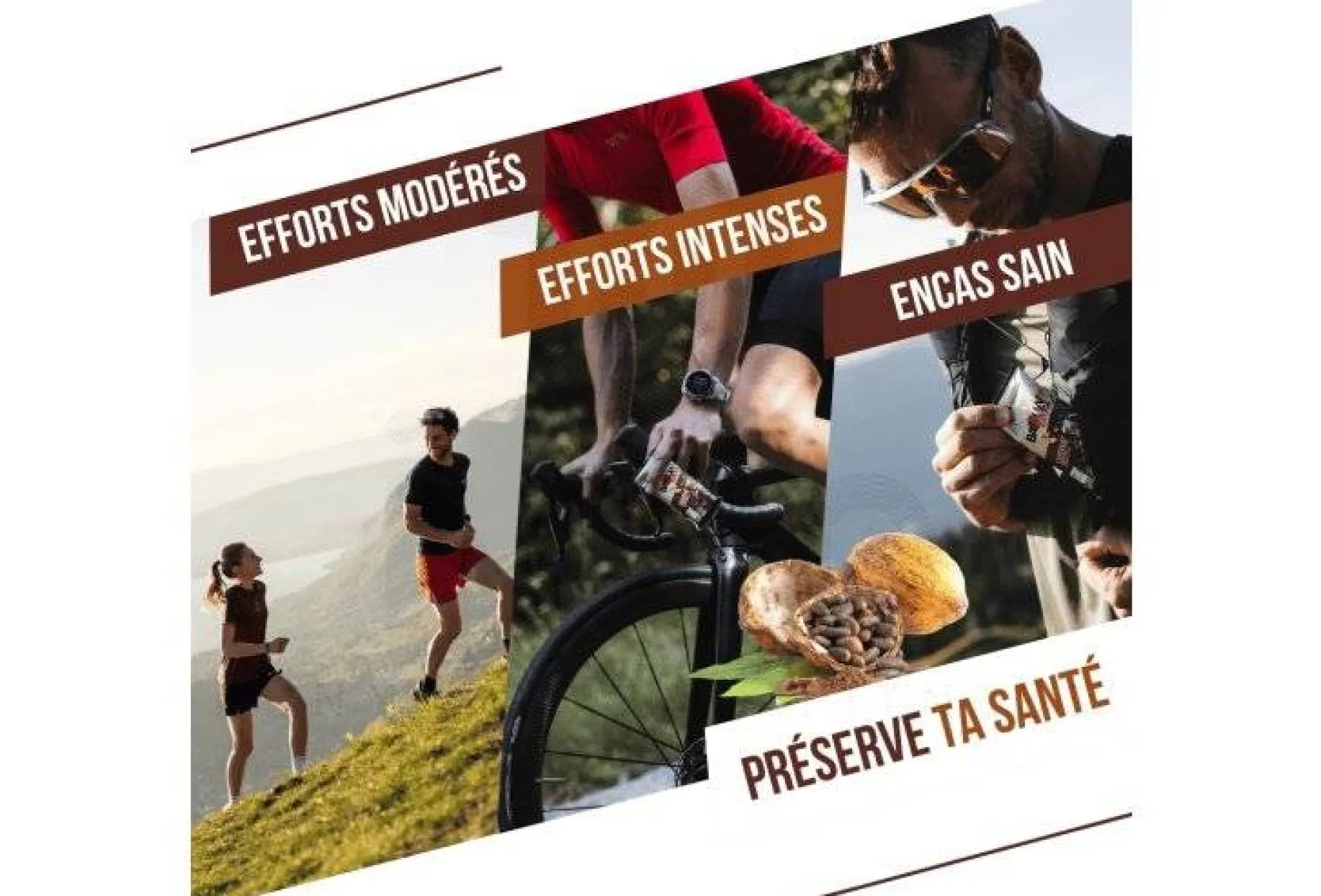 Barre énergétique bio Extra - Chocolat - Noisette