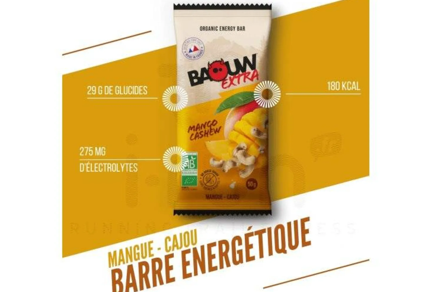Barre énergétique bio Extra