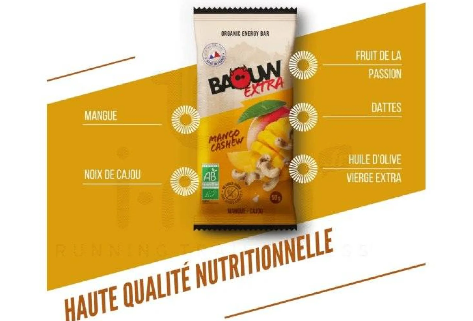 Barre énergétique bio Extra