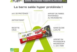 Barre énergétique protéinée - tomate olive chia