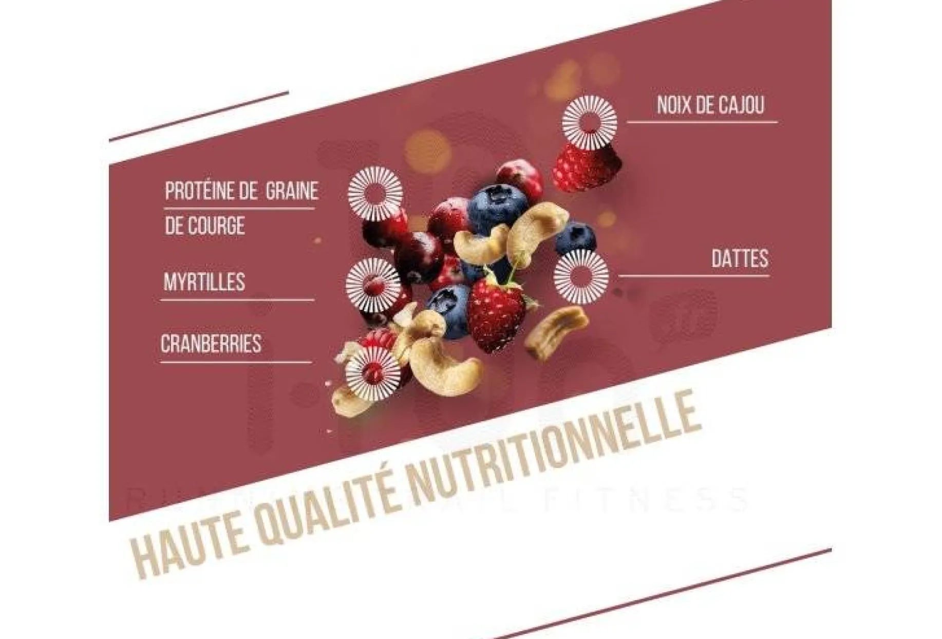 Barre protéinée bio