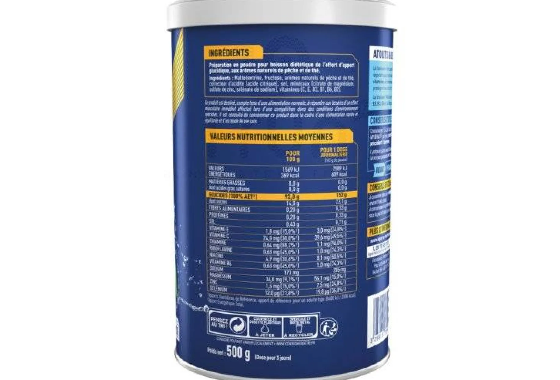 Boisson Maltodextrine - Thé pêche