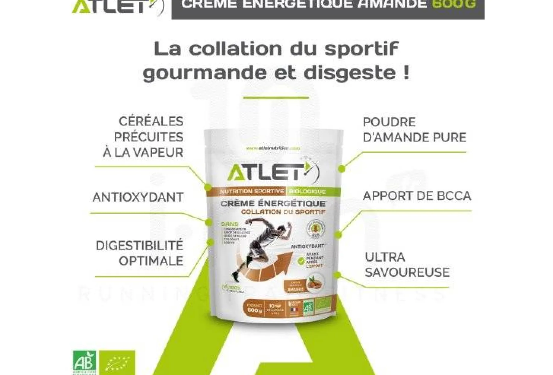 Crème Énergétique - Amande