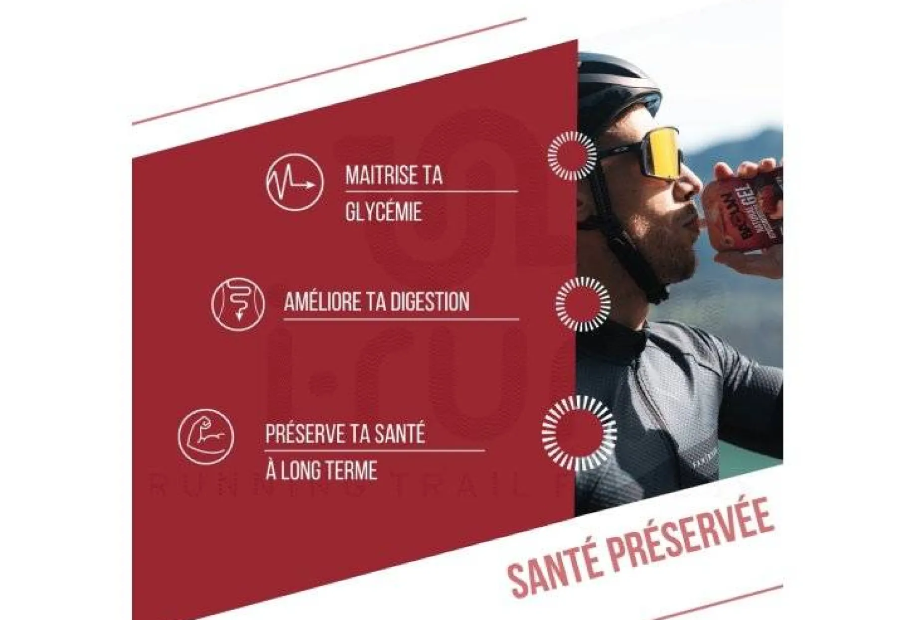 Gel naturel bio - Pêche - Thé matcha