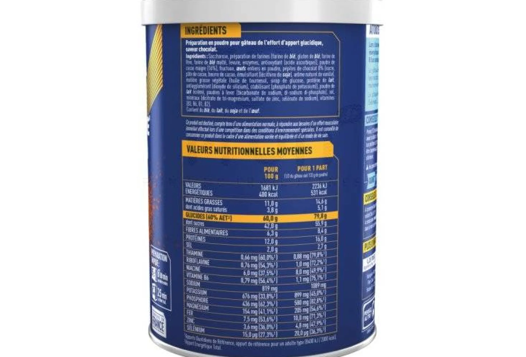 Gâteau Energie - Chocolat