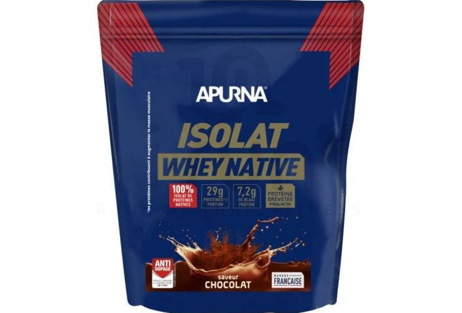 Isolat Whey Native 720 g - Chocolat