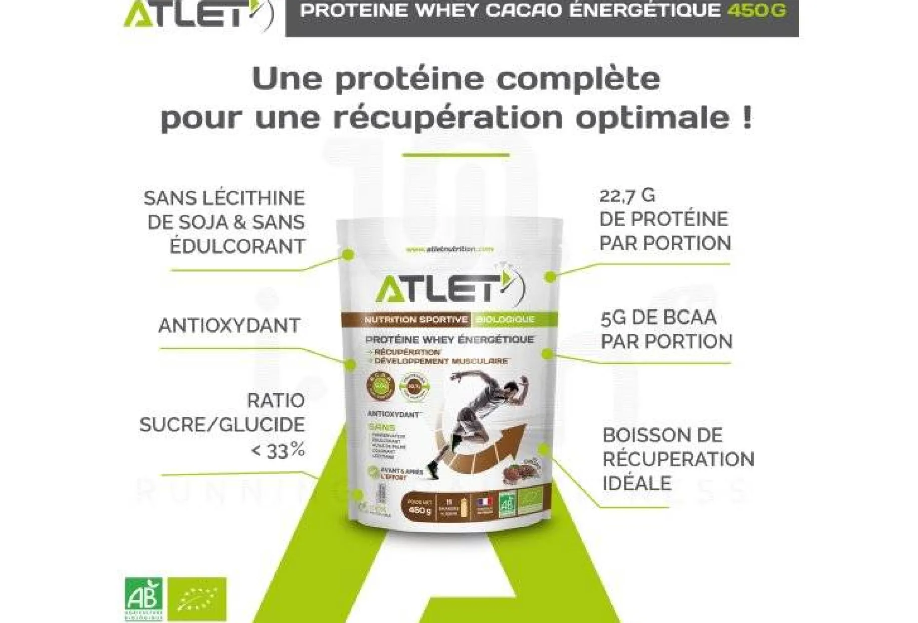 Protéine Whey Énergétique - Cacao