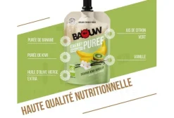 Purée nutritionnelle bio - Banane - Kiwi - Vanille