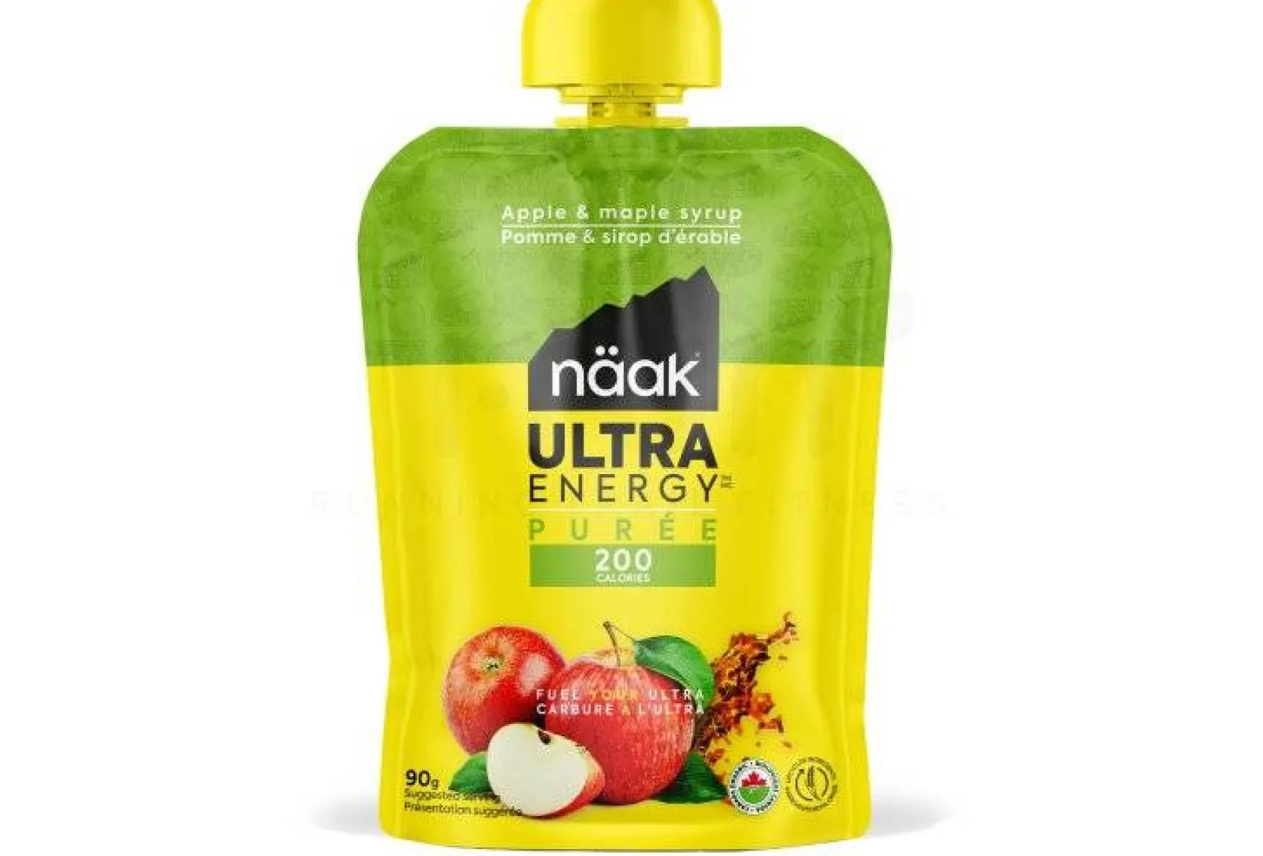 Purée Ultra Energy - pomme et sirop d'érable
