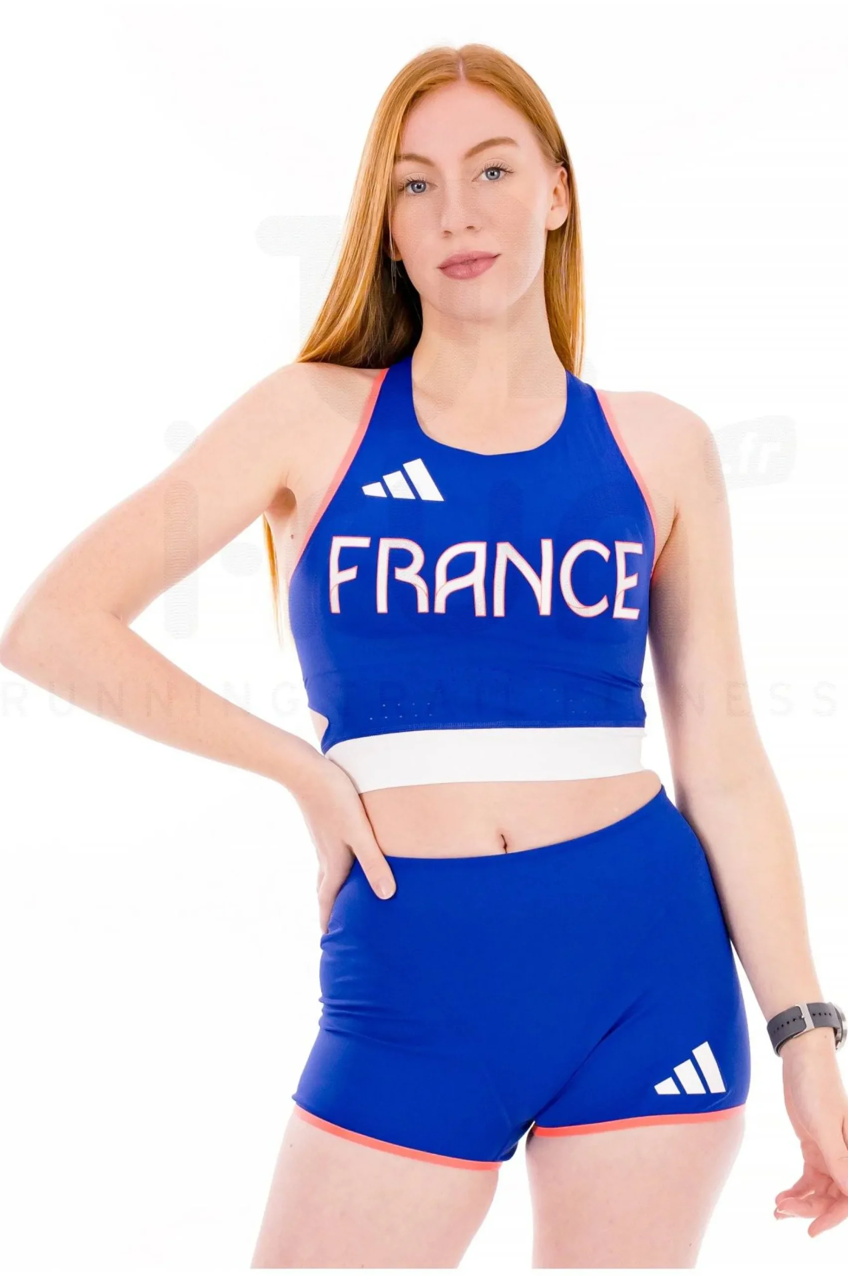 Team France Crop Top femme